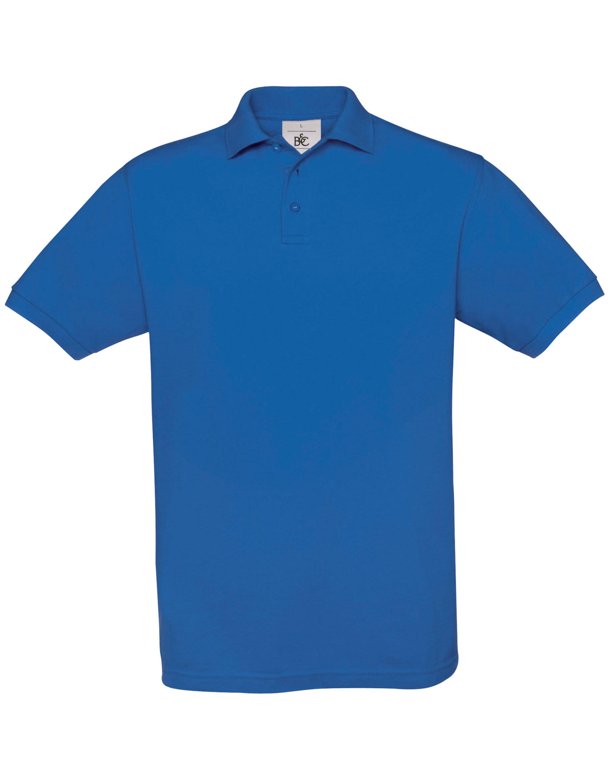 B&C Royal Blue Men's Safran Piqué Polo