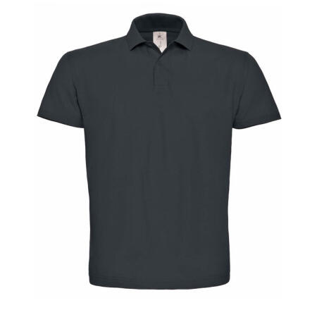 B&C PUI10 B&C ID.001 Short Sleeve Pique Polo Anthracite