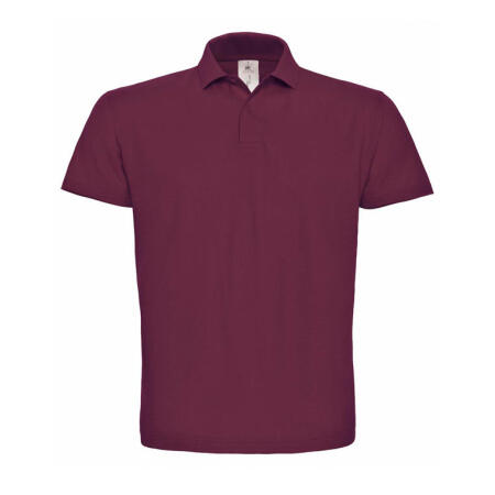 B&C PUI10 B&C ID.001 Short Sleeve Pique Polo Wine