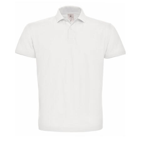 B&C PUI10 B&C ID.001 Short Sleeve Pique Polo White