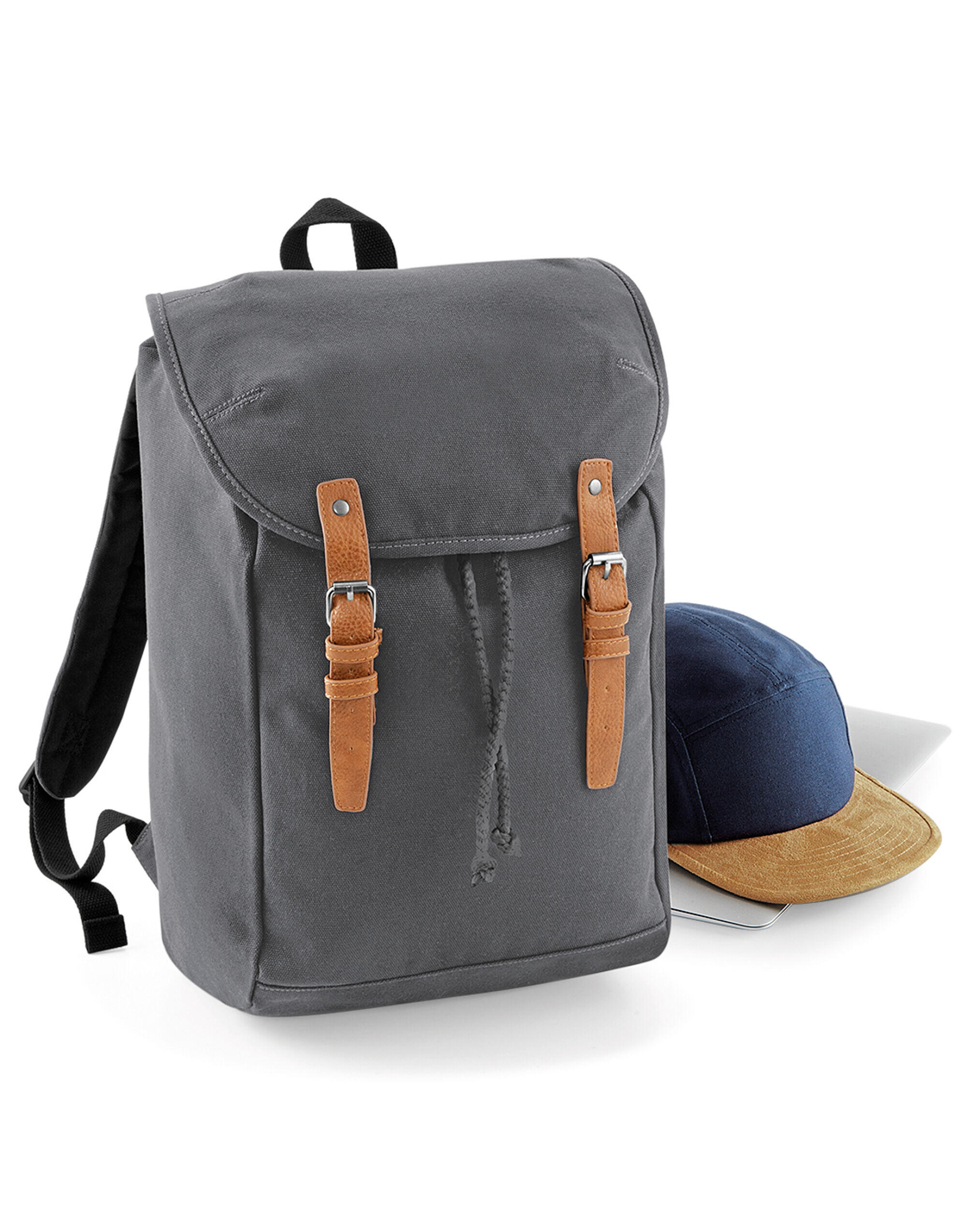 Quadra Graphite Grey Vintage Rucksack