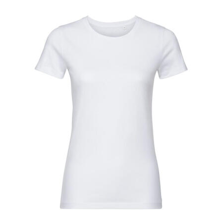 Russell Pure Organic R108F Russell Pure Organic Ladies' T White