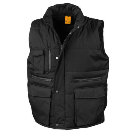 WORK-GUARD by Result R127X WORK-GUARD by Result Lance Ripstop Bodywarmer Black