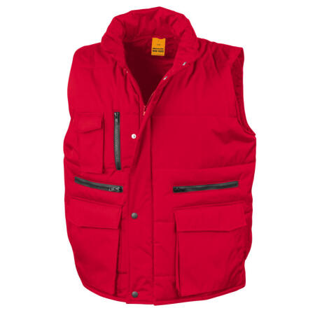 WORK-GUARD by Result R127X WORK-GUARD by Result Lance Ripstop Bodywarmer Red