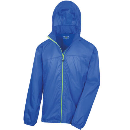 Result Urban Outdoor Wear R189X Result Urban Outdoor Wear HDi Quest Lightweight Stowable Jacket Royal/Lime