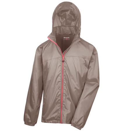 Result Urban Outdoor Wear R189X Result Urban Outdoor Wear HDi Quest Lightweight Stowable Jacket Fennel/Pink