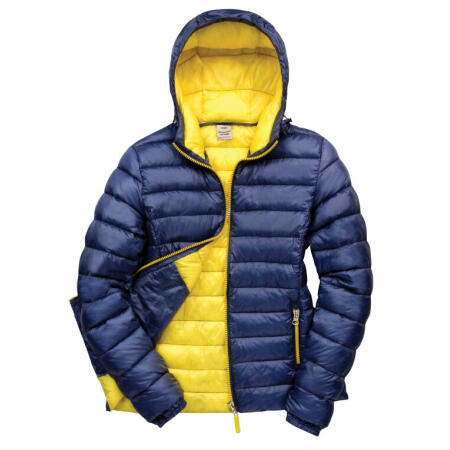 Result Urban Outdoor Wear R194F Result Urban Outdoor Wear Ladies' Snow Bird Padded Jacket Navy/Yellow