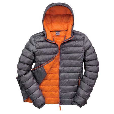 Result Urban Outdoor Wear R194M Result Urban Outdoor Wear Men's Snow Bird Padded Jacket Grey/Orange