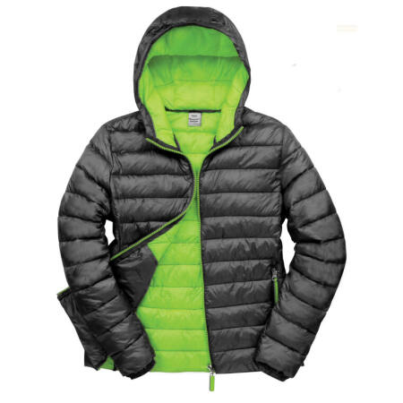 Result Urban Outdoor Wear R194M Result Urban Outdoor Wear Men's Snow Bird Padded Jacket Black/Lime Green