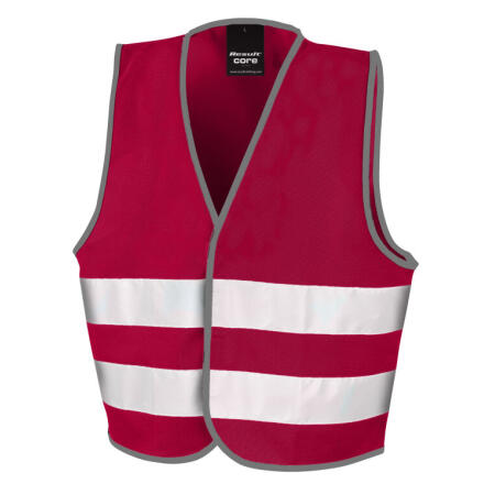 Result Safeguard R200JEV Result Safeguard Junior Enhanced Visibility Vest Burgundy