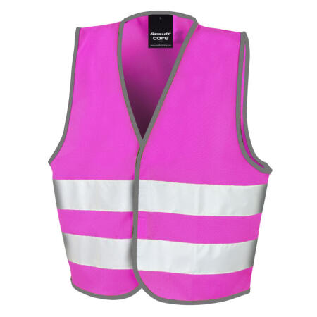 Result Safeguard R200JEV Result Safeguard Junior Enhanced Visibility Vest Fluorescent Pink