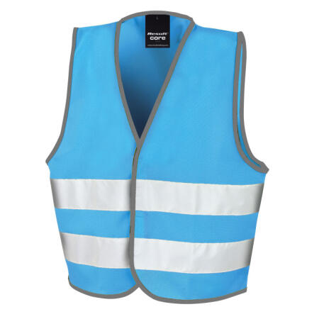 Result Safeguard R200JEV Result Safeguard Junior Enhanced Visibility Vest Sky Blue