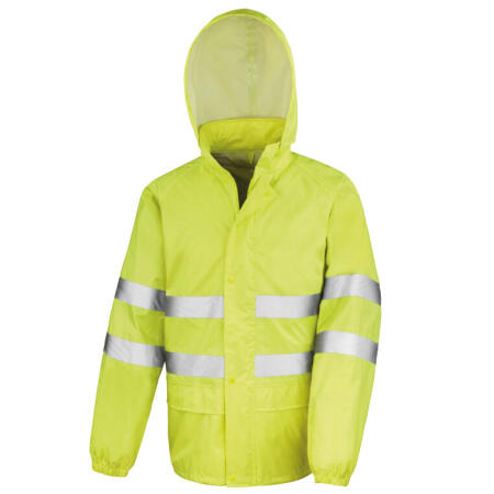 Result Safeguard R216X Result Safeguard Hi-Vis Waterproof Suit Fluro Yellow