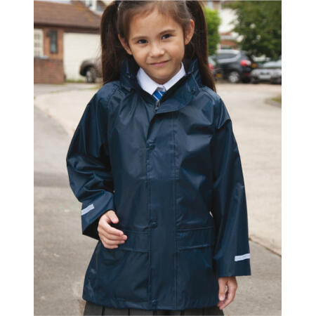 Result Core R227J Junior Rain Jacket Navy