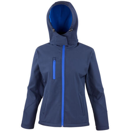 Result Core R230F Result Core Women's TX Performance Hooded Softshell  Navy/Royal