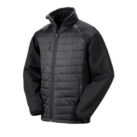 Result Recycled R237X Result Recycled Compass Padded Softshell Jkt Black/Black