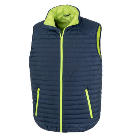 Result Recycled R239X Result Recycled Thermoquilt Gilet Navy/Lime