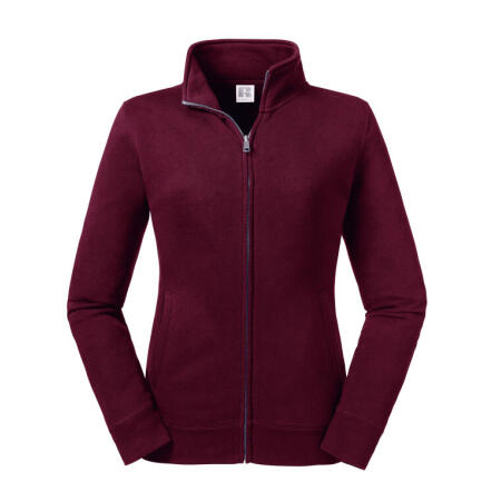 Russell R267F Russell Ladies' Authentic Sweat Jacket Burgundy