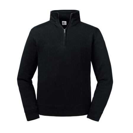 Russell R270M Russell Authentic 1/4 Zip Sweat Black