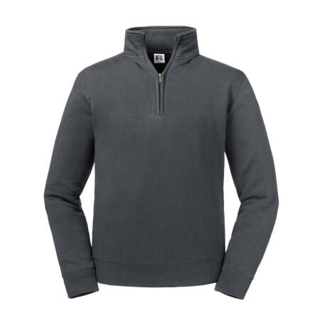 Russell R270M Russell Authentic 1/4 Zip Sweat Convoy Grey