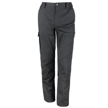 WORK-GUARD by Result R303XL WORK-GUARD by Result Sabre Stretch Trousers (Long) Black
