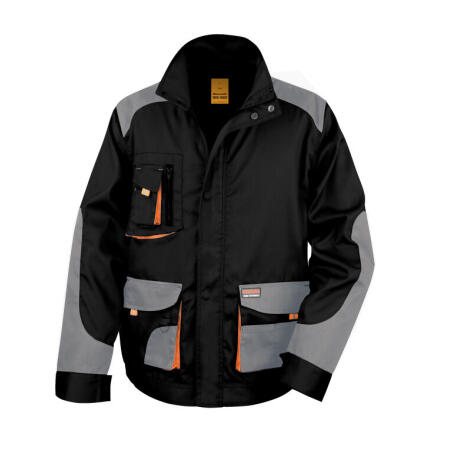 WORK-GUARD by Result R316X WORK-GUARD by Result Lite Jacket Black/Grey/Orange