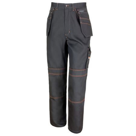 WORK-GUARD by Result R323X WORK-GUARD by Result Lite X-Over Holster Trousers Black