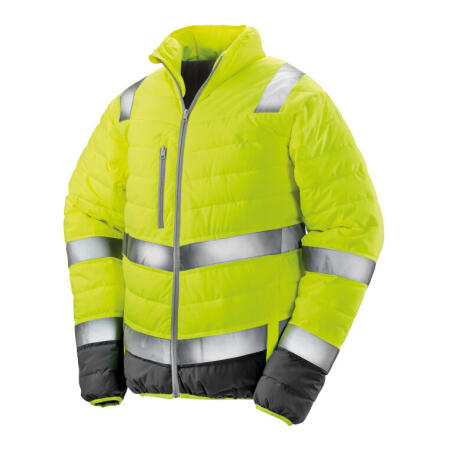 Result Safeguard R325M Result Safeguard Men's Safety Jacket Fluro Yellow
