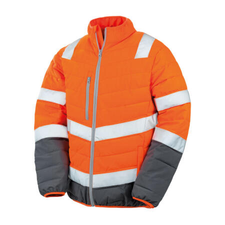 Result Safeguard R325M Result Safeguard Men's Safety Jacket Fluorescent Orange