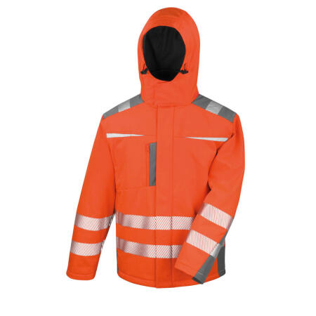 Result Safeguard R331X Result Safeguard Dynamic Softshell Coat Fluorescent Orange
