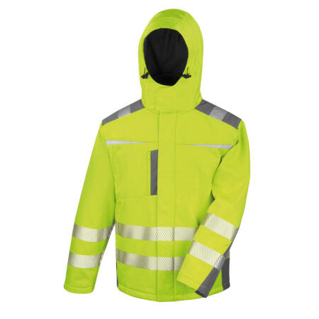 Result Safeguard R331X Result Safeguard Dynamic Softshell Coat Fluro Yellow