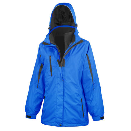 Result R400F Result Women's 3-in-1 Journey Jacket Royal/Black