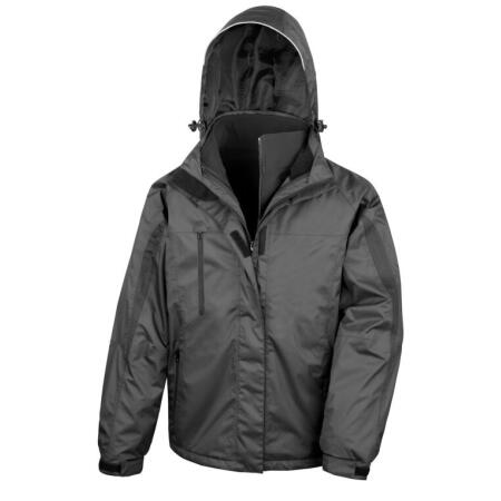 Result R400M Result Men's 3-in-1 Journey Jacket Black/Black
