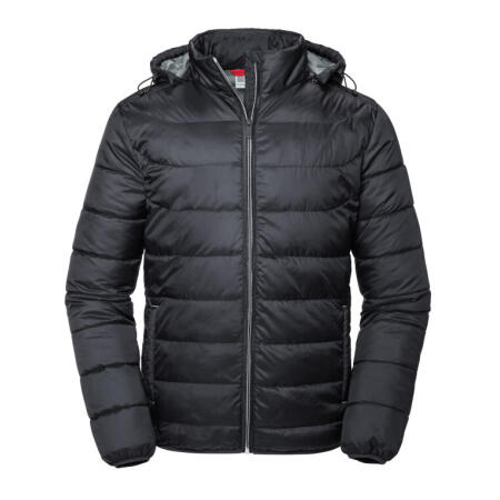 Russell R440M Russell Men's Hooded Nano Jacket Black