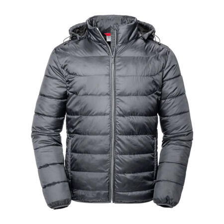 Russell R440M Russell Men's Hooded Nano Jacket Iron Grey