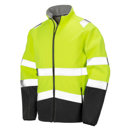 Result Safeguard R450X Result Safeguard Printable Safety Softshell Fluorescent Yellow/Black