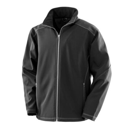 WORK-GUARD by Result R455M WORK-GUARD by Result Men's Treble Stitch Softshell Black
