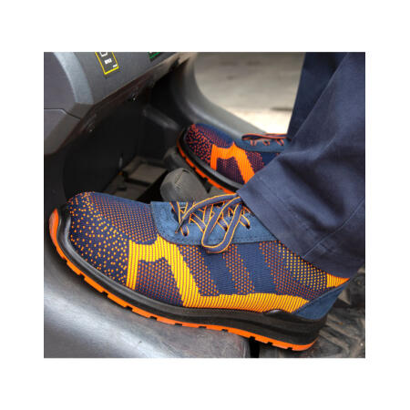WORK-GUARD by Result R457X Unisex Hardy Safety Trainer Navy/Orange