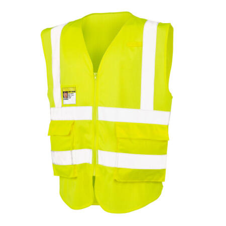 Result Safeguard R479X Result Safeguard Executive Cool Mesh Safety Vest Fluoresent Yellow