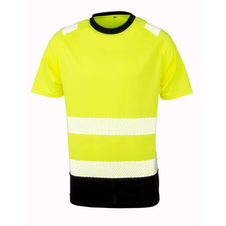 Result Recycled R502X Result Recycled Recycled Safety T-Shirt Fluoresent Yellow