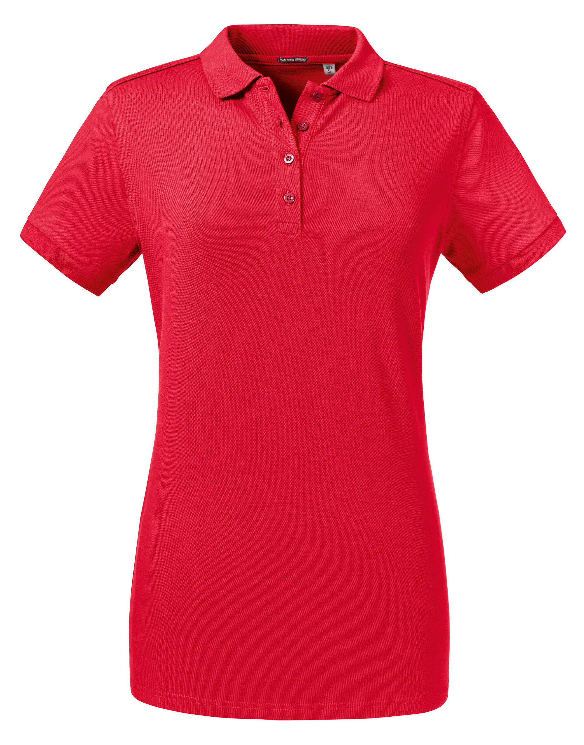 Russell R567F Ladies' Tailored Stretch Polo Classic Red