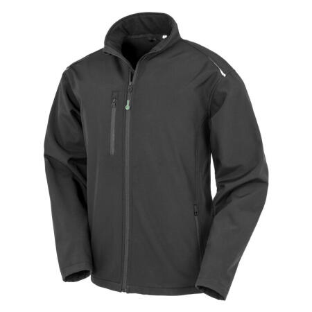Result Recycled R900X Result Recycled Recycled 3-Layer Printable Softshell JKT Black