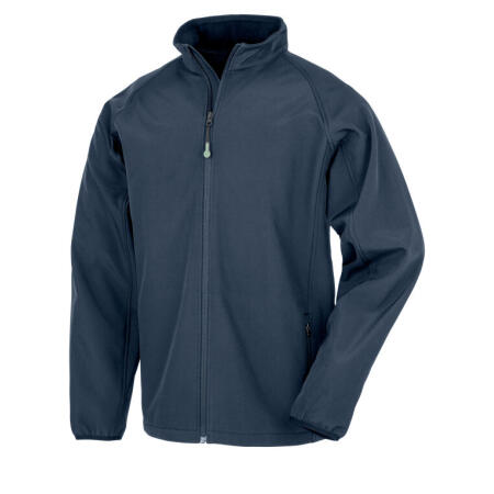 Result Recycled R901M Result Recycled Men's Recycled 2-Layer Print Softshell Navy