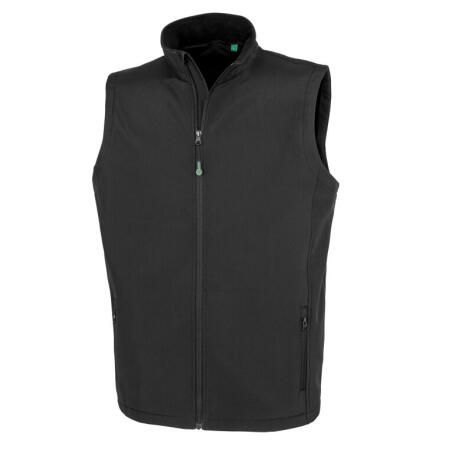 Result Recycled R902M Result Recycled Men's Recycled 2-Layer Print Bodywarmer Black