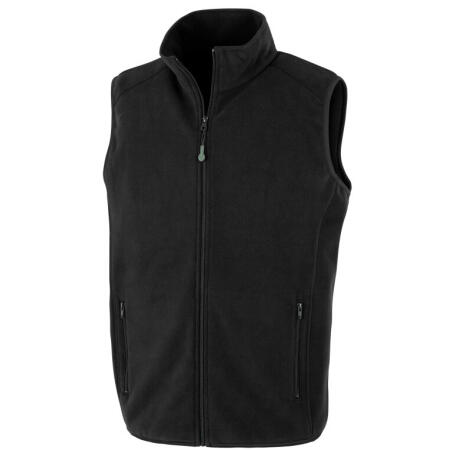 Result Recycled R904X Result Recycled Recycled Unisex Fleece Bodywarmer Black