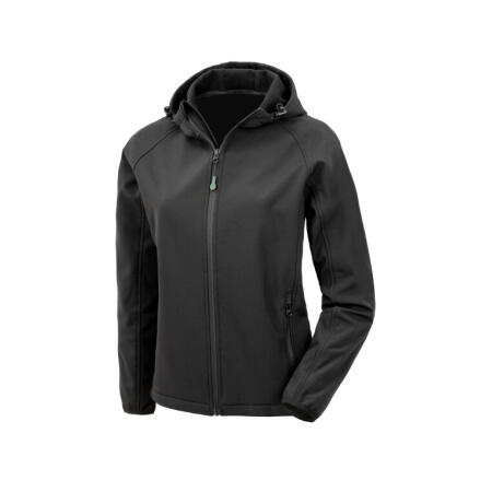 Result Recycled R911F Result Recycled Ladies Recycled P'able Hood Shell Black