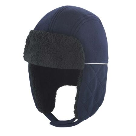 Result Winter Essentials RC032X Result Winter Essentials Ocean Trapper Hat Navy/Black