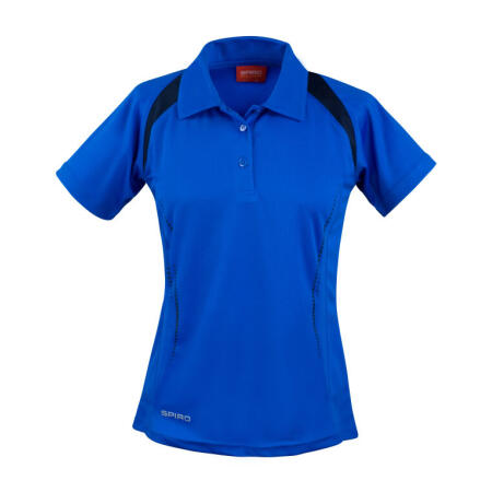 Spiro S177F Spiro Ladies' Team Spirit Polo Shirt Royal/Navy
