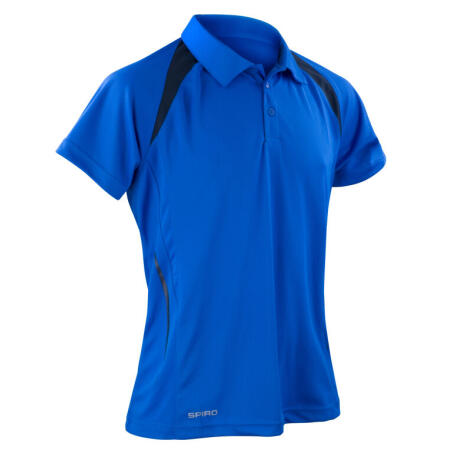 Spiro S177M Spiro Men's Team Spirit Polo Shirt Royal/Navy