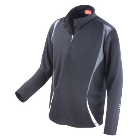 Spiro S178X Spiro Unisex Trial Training Top Black/Grey/White